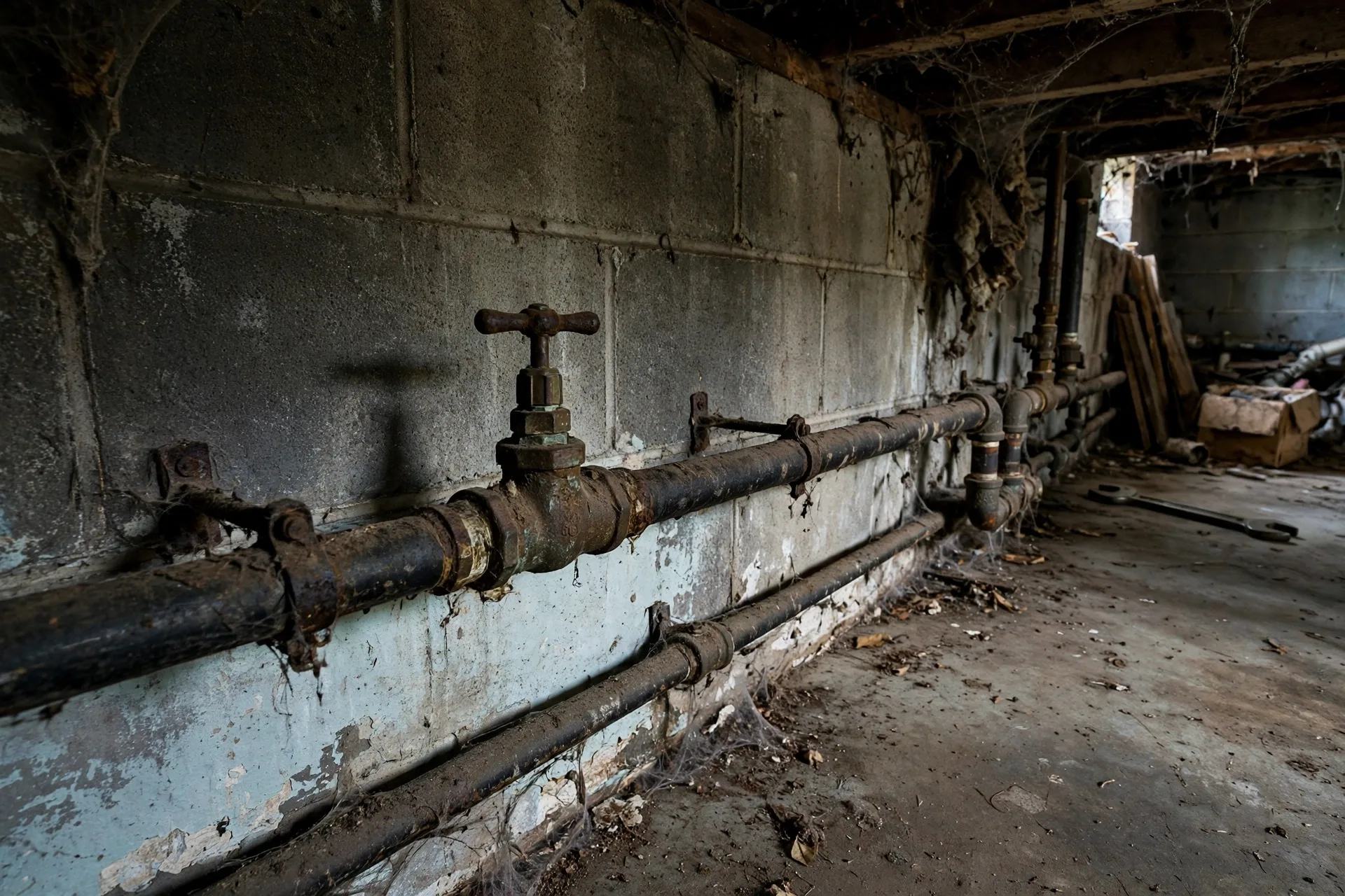Before photo, Gas Line Repair and Installation in Tulip Grove, by Bowie Plumbing Company
