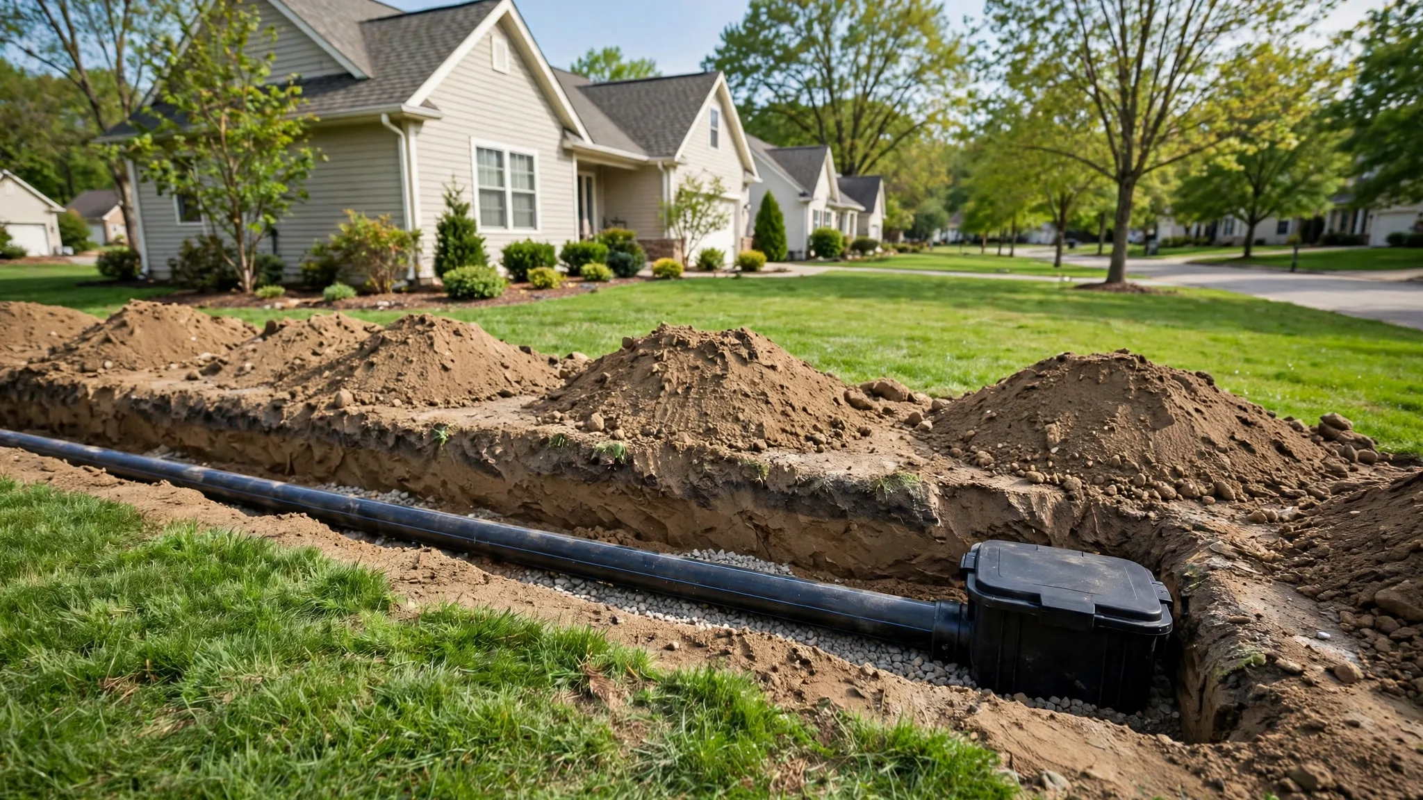 Main Line Water Leak Repair —  Main Line Water Leak Repair in Belair by Bowie Plumbing Company