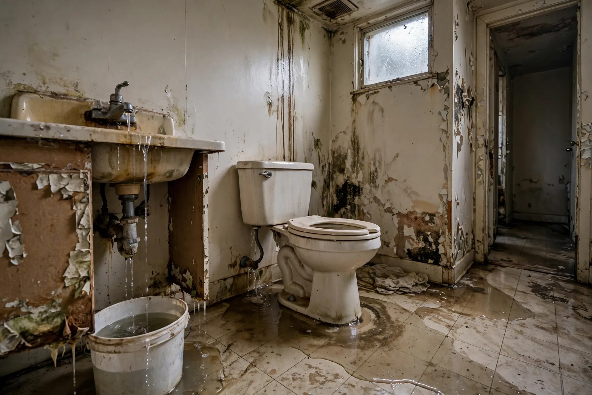 Before photo, Property Management Plumbing in Pointer Ridge, by Bowie Plumbing Company