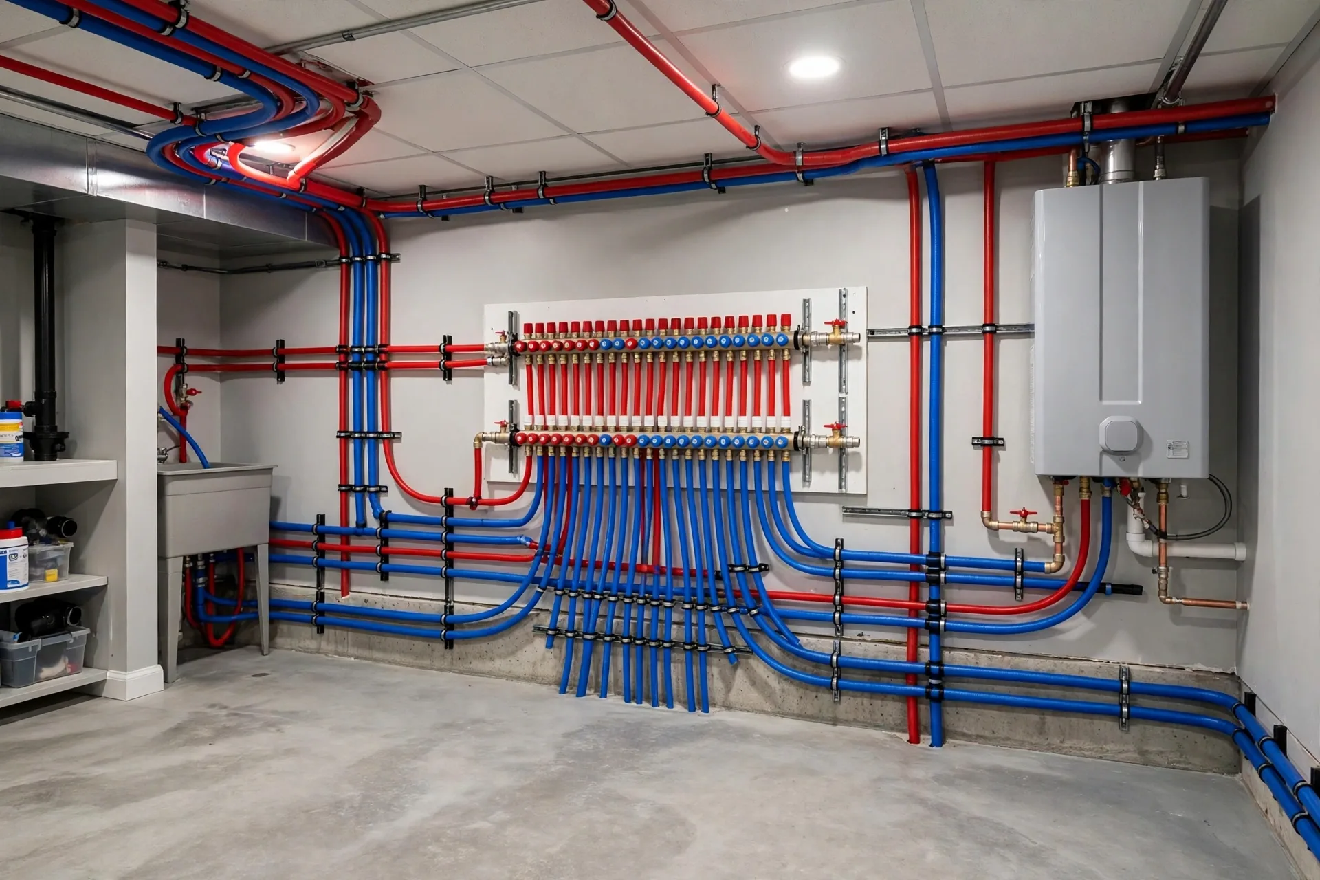 After photo, Whole House Repipe in Mitchellville, by Bowie Plumbing Company