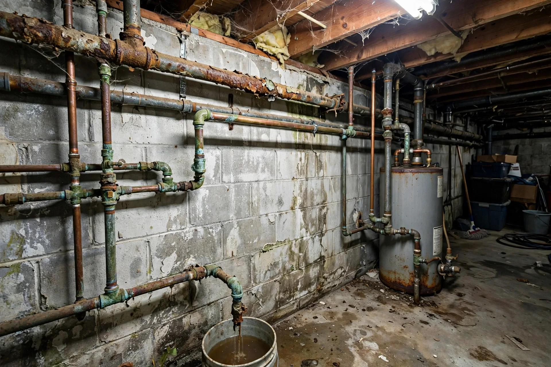 Before photo, Whole House Repipe in Mitchellville, by Bowie Plumbing Company