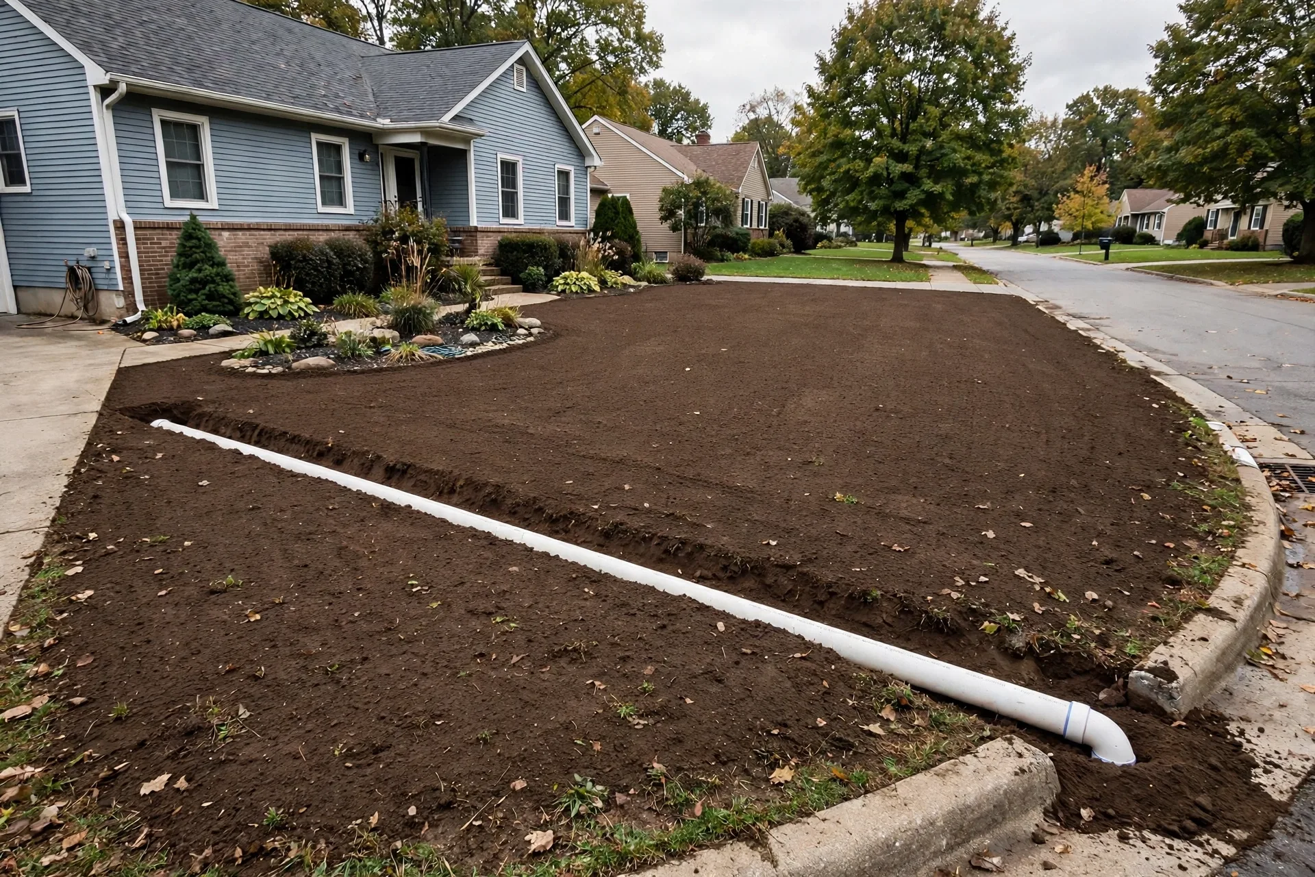 After photo, Sewer Line Replacement in Belair, by Bowie Plumbing Company
