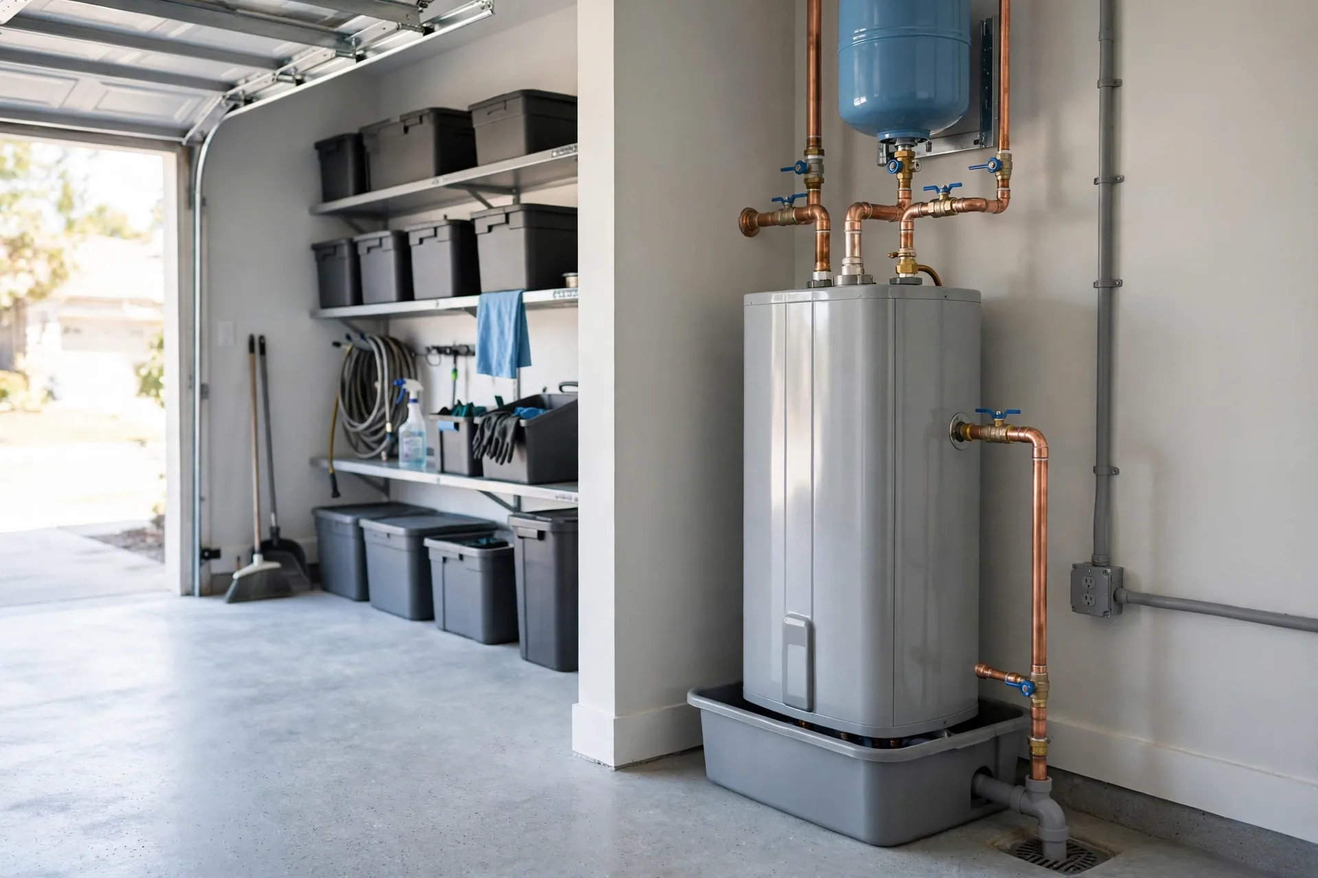 After photo, Water Heater Installation in Woodmore, by Bowie Plumbing Company